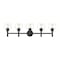 Z-Lite Sutton Vanity, 5-Light, 39.5 In.W x 7 In.L x 10.25 In.H, Matte Black/Clear 7502-5V-MB - alternate 3